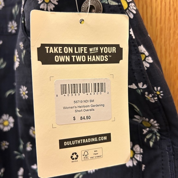 Duluth Trading Heirloom Short Overalls New - Picture 10 of 11